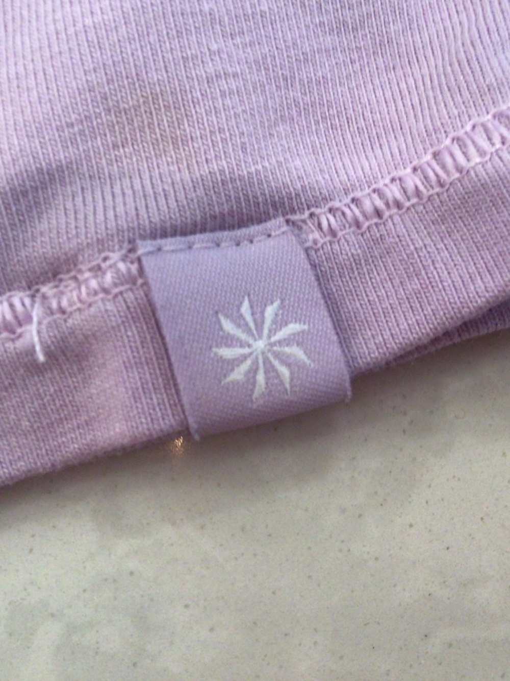 Athleta Girl Lavender Short Sleeve Power Up Sport Length Seamless Tee